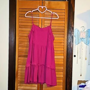 Boutique fuschia pink sundress size M